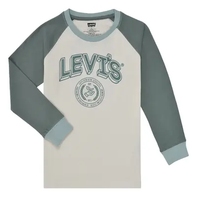 Levis PREP COLORBLOCK LONGSLEEVE Bílá