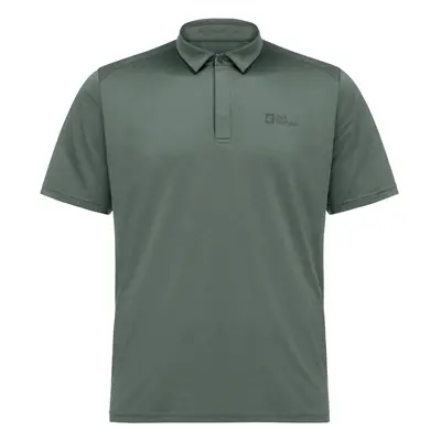 Jack Wolfskin Delfami Polo Shirt Zelená