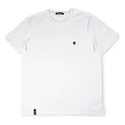 Organic Monkey Strawberry T-Shirt - White Bílá