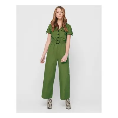 Only Helen Ancle Jumpsuit - Martini Olive Zelená