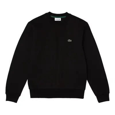 Lacoste Organic Brushed Cotton Sweatshirt - Noir Černá