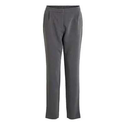 Vila Piper Pants - Dark Grey Melange Šedá