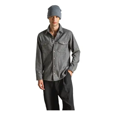 Otherwise Swanson Overshirt - Grey Šedá