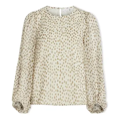 Vila Noos Top Falia L/S - Birch/Nori Béžová