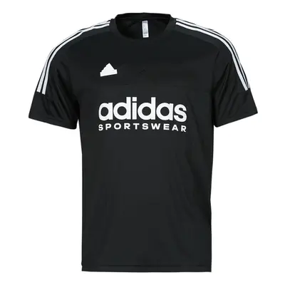 adidas M TIRO TEE Q1 Černá