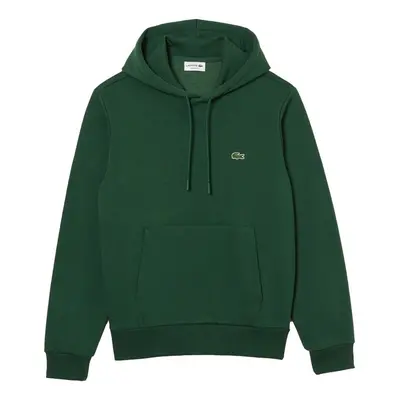 Lacoste Organic Brushed Cotton Hoodie - Vert Zelená