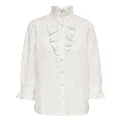 La Strada Camisa Neela Broderie - Star White Bílá