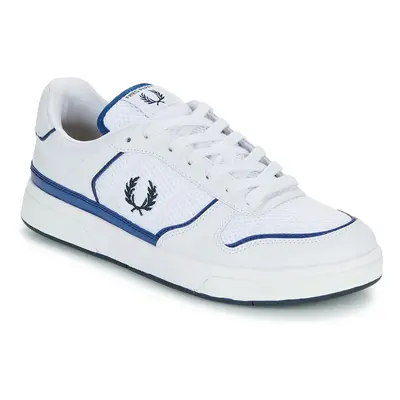 Fred Perry B300 Leather / Mesh Bílá