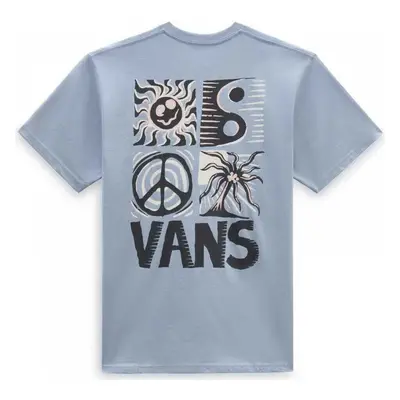 Vans sunbaked ss tee Modrá