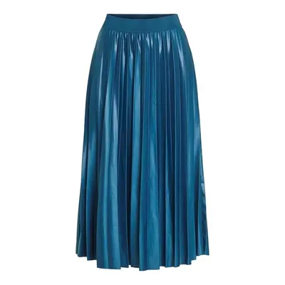 Vila Skirt Nitban - Moroccan Blue Modrá