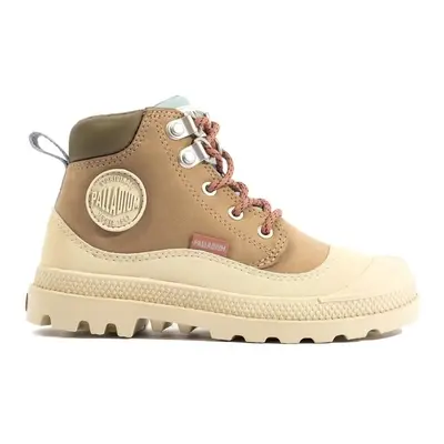 Palladium Kids Pampa Hi Cuff Hiker - Nude Dust Béžová