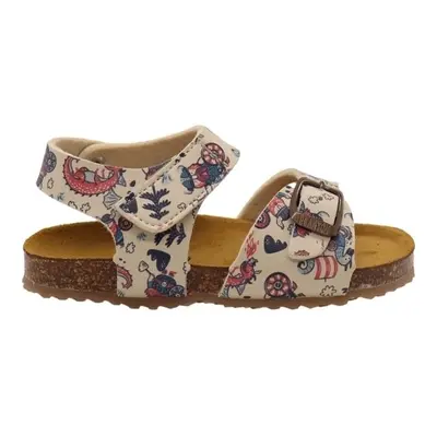 Plakton Punky Baby Sandals - Beige ruznobarevne