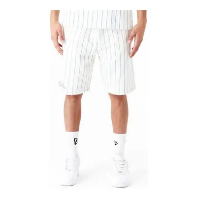 New-Era Ne pinstripe shorts newera Bílá