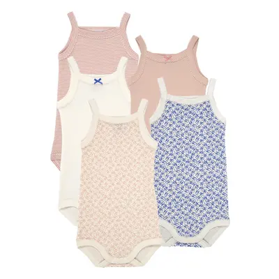 Petit Bateau BODY BRETELLE X5 ruznobarevne