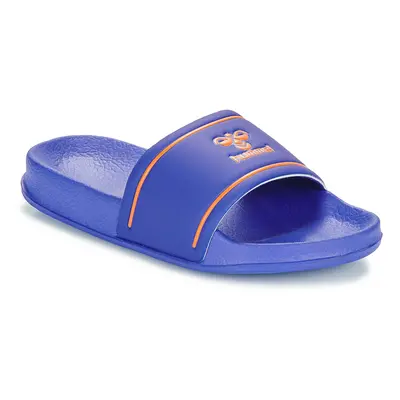 hummel POOL SLIDE JR Modrá