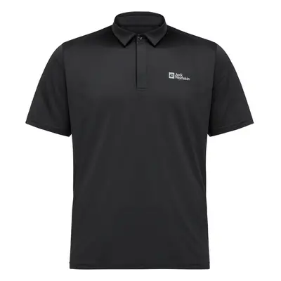 Jack Wolfskin Delfami Polo Shirt Černá