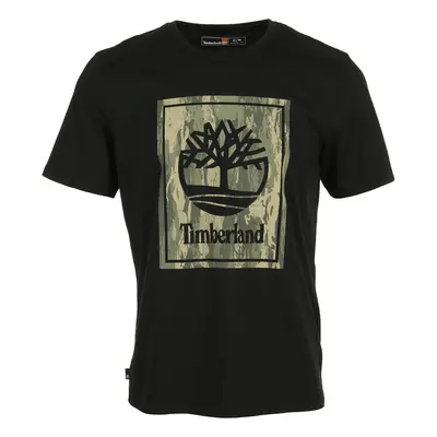 Timberland Camo Short Sleeve Tee Černá