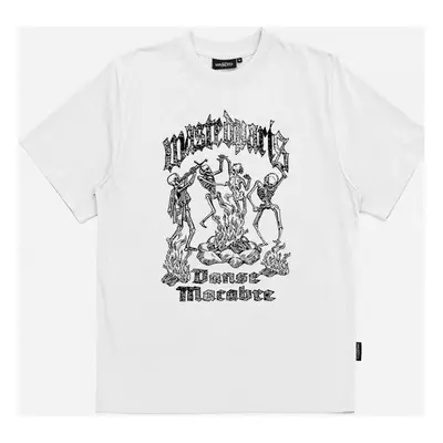 Wasted T-shirt macabre Bílá