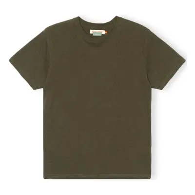 Rvlt Revolution T-Shirt Regular 1051 - Army/Melange Zelená