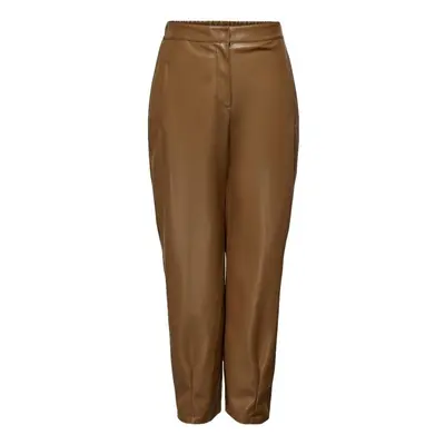 Only Trousers Elizabeth - Cognac Hnědá