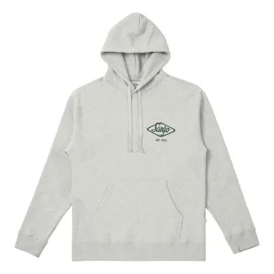 Sanjo Hooded Flocked Logo - Grey Šedá