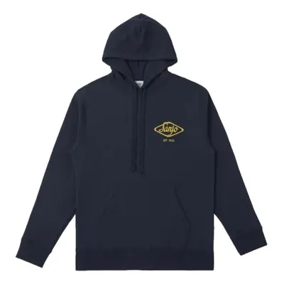 Sanjo Hooded Flocked Logo - Navy Modrá