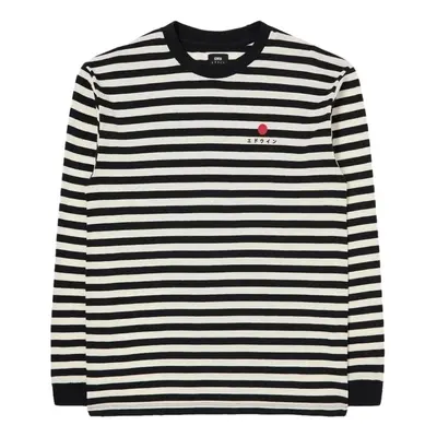 Edwin Basic Stripe T-Shirt LS - Black/White ruznobarevne