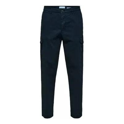 Selected Slim Tapered Wick 172 Cargo Pants - Dark Sapphire Modrá