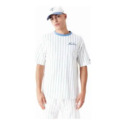 New-Era Ne pinstripe os tee newera Bílá