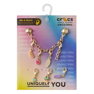 Crocs JIBBITZ Tropical Removable Charm Chain ruznobarevne