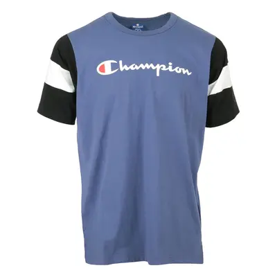 Champion Crewneck T-Shirt Modrá