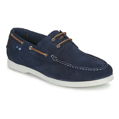 Jack & Jones JFWGOLDERS SUEDE BOAT SHOE Tmavě modrá