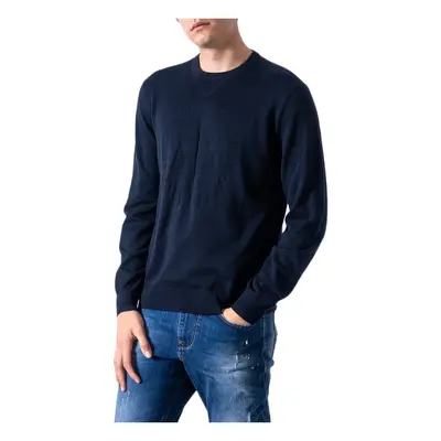 EAX Pullover Knitted 8NZM3D ZM8CZ Modrá