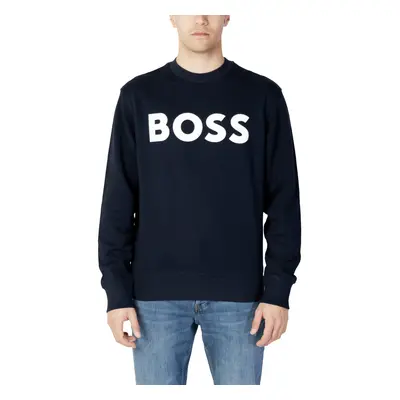 BOSS JERSEY WE BASIC CREW 50487133 Modrá