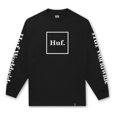 Huf T-shirt domestic ls Černá