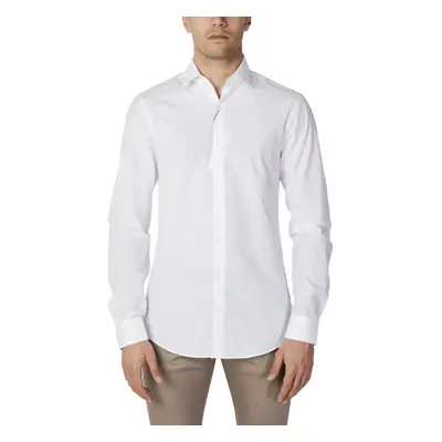 Calvin Klein Jeans POPLIN STRETCH SLIM SHIRT K10K103025 Bílá