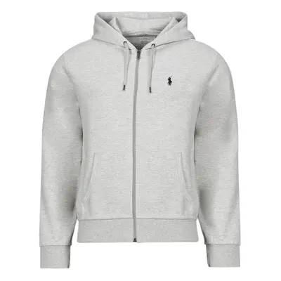 Polo Ralph Lauren SWEATSHIRT ZIPPE EN DOUBLE KNIT TECH Šedá