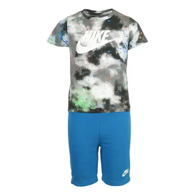 Nike Nsw Tie Dye Tee + Short Set Modrá