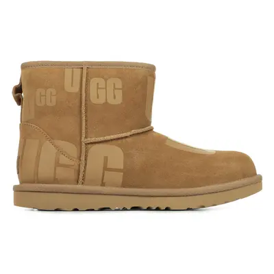 UGG Classic Mini Scatter Graphic Kids Hnědá