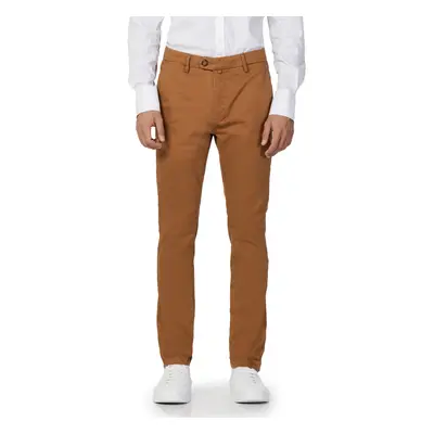 Borghese Firenze - Pantalone Elegante Twill - Fit Slim Oranžová