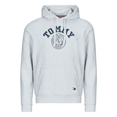 Tommy Jeans TJM REG WASHED PREP EXPLR HOODIE Šedá