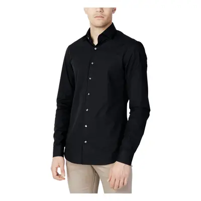 Calvin Klein Jeans POPLIN STRETCH SLIM SHIRT K10K103025 Černá