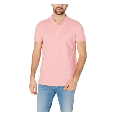 Tommy Hilfiger SLIM PLACKET DM0DM18312 Růžová