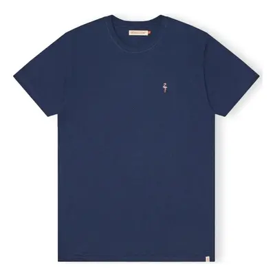 Rvlt Revolution T-Shirt Regular 1364 FLA - Navy Mel Modrá