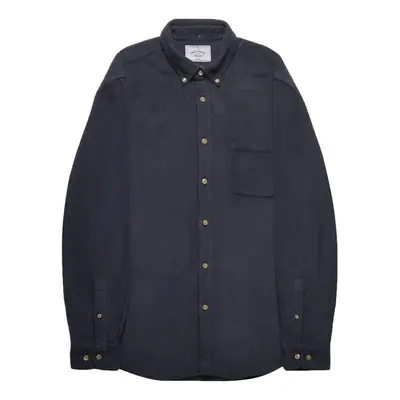 Portuguese Flannel Lobo Shirt - Navy Modrá