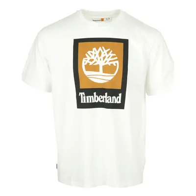 Timberland Colored Short Sleeve Tee Bílá