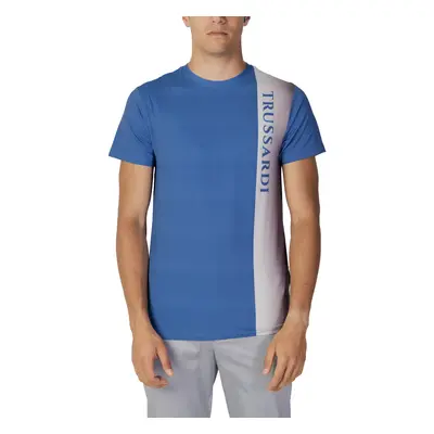 Trussardi LOGO LATERALE TRU1MTS03 Modrá