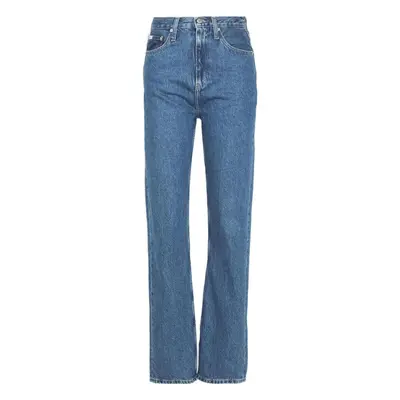 Calvin Klein Jeans HIGH RISE STRAIGH J20J222138 Modrá