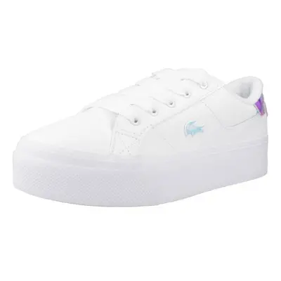 Lacoste OMENS ZIANE PLATFORM LEA Bílá