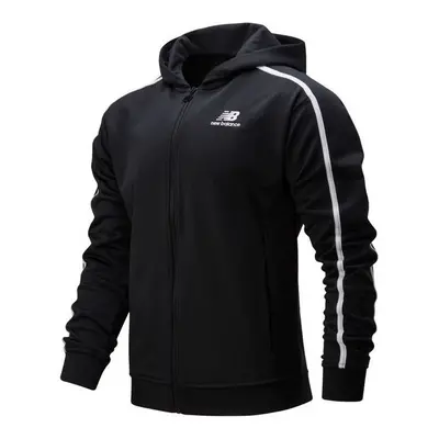 New Balance ATHLETICS TRACK HOODIE Černá